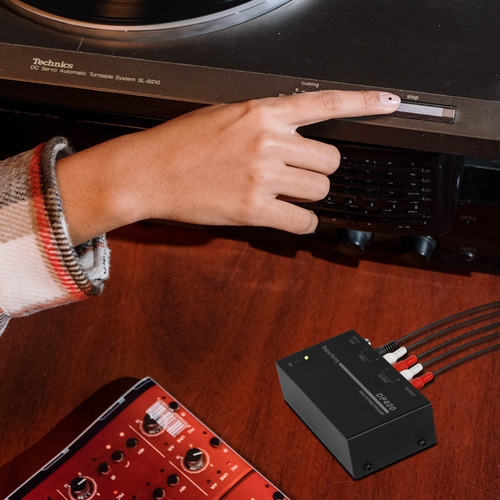 Pushng Pramplificador Fonógrafo Estéro Audio