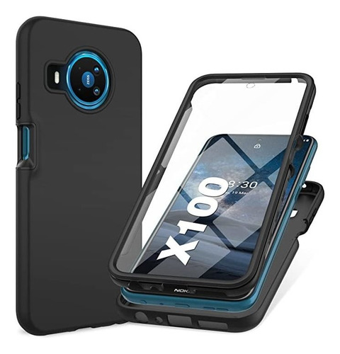 Para Nokia X100 Silicone Phone Case: Slim Matte Full Rugged