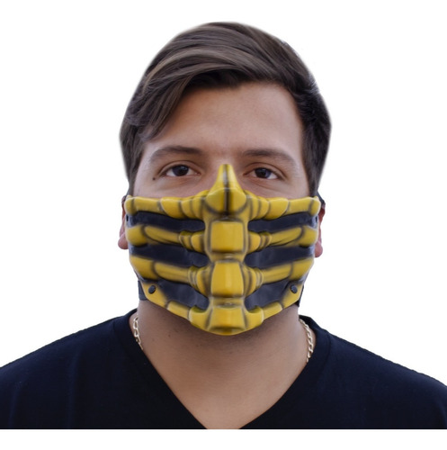 Mascara Bozal Scorpion Mortal Combat