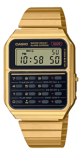 RELOJ CALCULADORA CASIO VINTAGE CA-506-1DF GRIS PLATEADO –