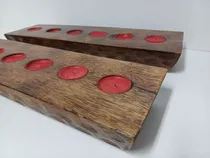 Comprar 7k Porta  Velas De Madera Decoración Iluminación De Hogar