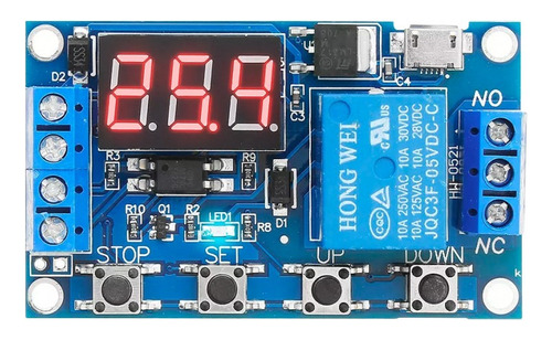 Timer Temporizador Relay Rele Retardo Automatizacion Arduino