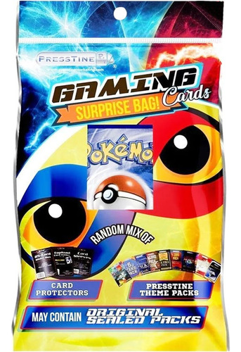 Presstine Gaming Suprise Bag - Protector De Tarjetas Pokémon Idioma Español