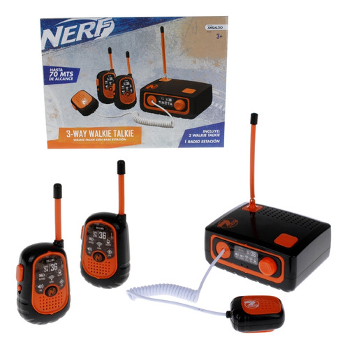 Walkie Talkie Base Estacion Nerf