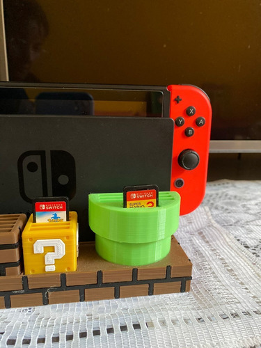 Soporte Nintendo Switch Mario World Y 25 Juegos
