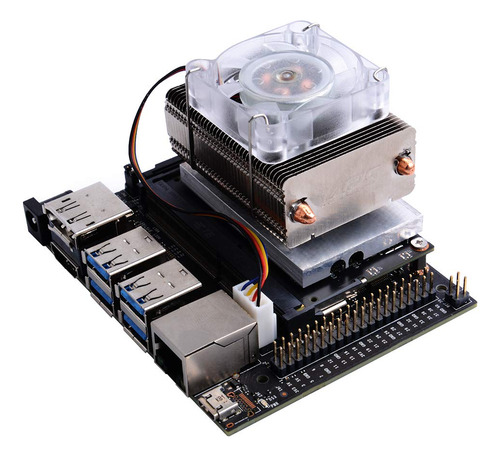 Enfriador Para Cpu Geeekpi | 5 V Pwm, Led | Jetson Nano