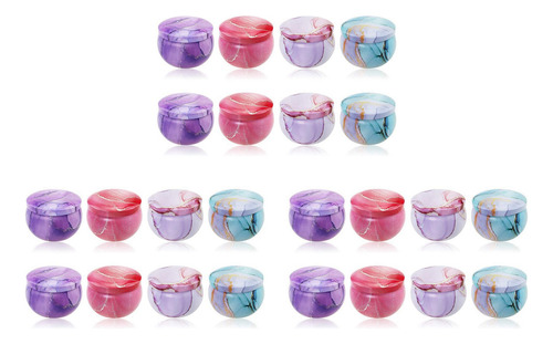 24 Latas De Velas Para Hacer Velas, Kit De Vela, Metal Vacío