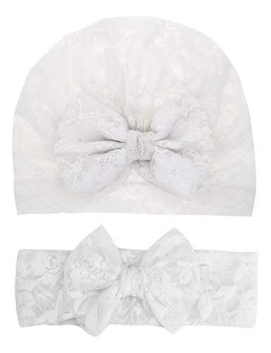 Turbante Para Diadema De Encaje Para Niñas Gorro De Encaje G
