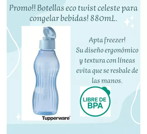 Botella Eco Twist Freezer Pico 880ml Xtremeaqua Tupperware