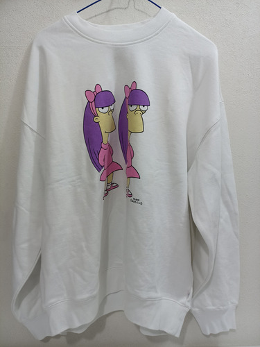 Sudadera Levis The Simpsons Blanca Talla M