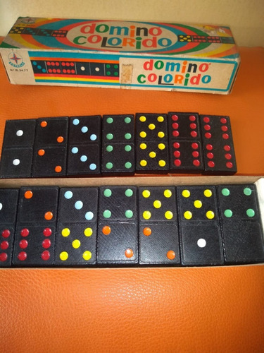 Juego Domino Colorido Martinelli Sm Sao Paulo Brasil