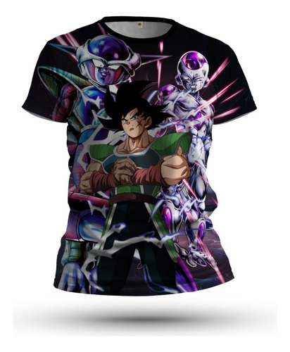 Playera Hombre Papá Goku Bardock Anime Dragon/ball Spandex 