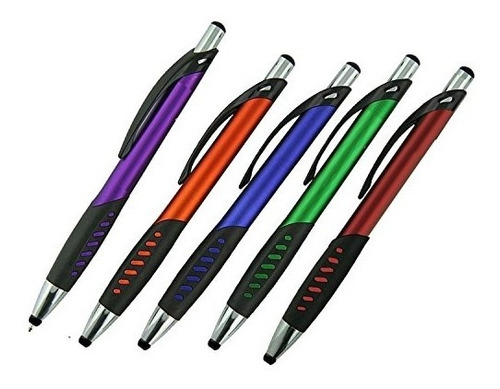Stylus Pen, 2 En 1 Stylus Capacitivo Y Bolígrafo Click Pen C