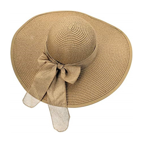Sombrero Plegable Para Mujer Ala Ancha
