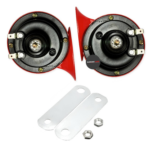 Claxon Car Orn Caracol Super Potente 2pcs