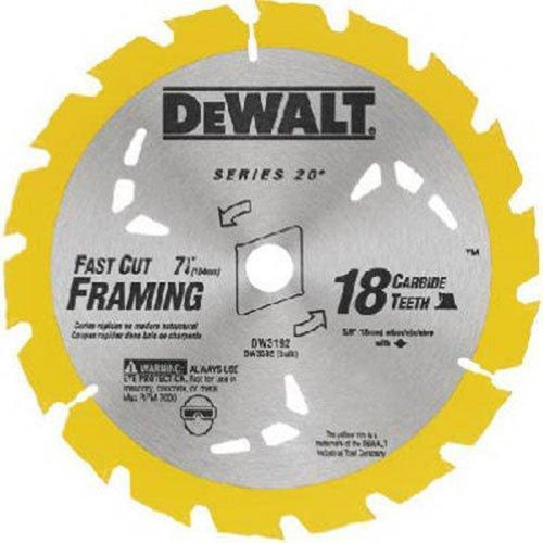 Hoja Sierra Circular Dewalt 7 1/4 PuLG, 18 Dientes, Corte Ma