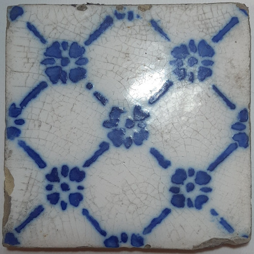 Imagen 5 de 8 de Antiguo Azulejo Pas De Calais N° 12 7712