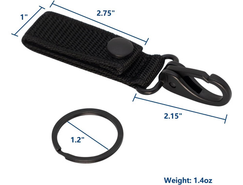 Dotacty Llavero Con Clip Para Cinturón Resistente Con Correa