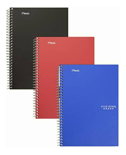 Five Star Cuadernos En Espiral, 2 Temas, 100 Hojas, Color Color Color Selected For You