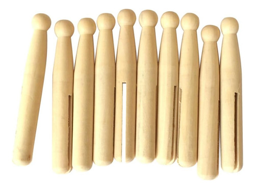 Mini Pinzas Para Ropa Kombiuda, 10 Unidades, Minimuñecas, Ta