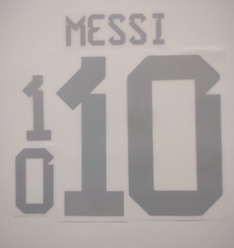 Estampado 10 Messi Argentina Qatar 2022 Alt-utilería  