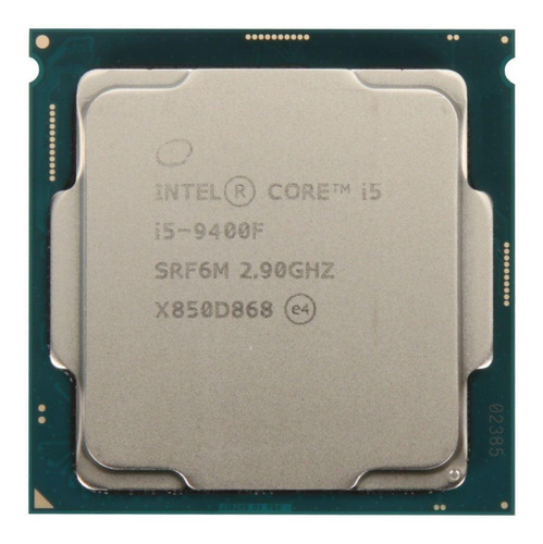 Procesador gamer Intel Core i5-9400F CM8068403358819 de 6 núcleos y  4.1GHz de frecuencia
