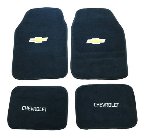 Kit 4 Tapetes Alfombra Logo Chevrolet Tahoe 2001