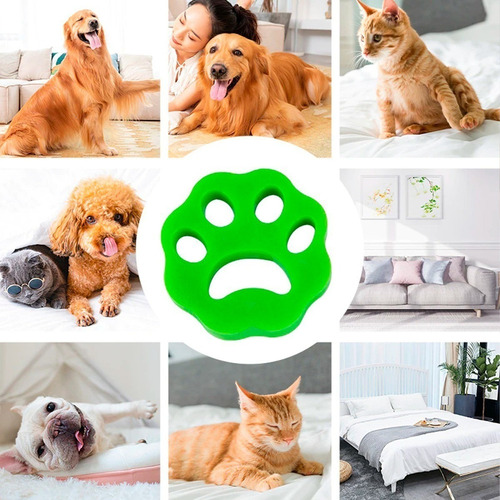 Removedor De Pelo Mascota Atrapa Pelusa Lavadora Bolas 8 Pcs