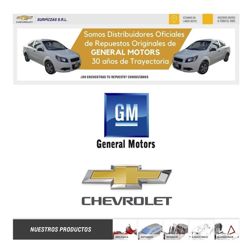 Imagen 6 de 10 de Marco Derecho Parag Aveo Sin Auxiliar /11 Chevrolet