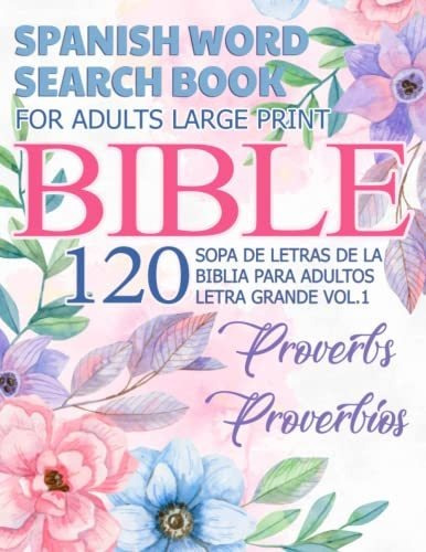 Libro : Word Search Book For Adults Large Print Spanish...