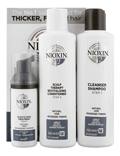 Nioxin 2 Kit 150ml Sistema 2 Para Caída Del Cabello