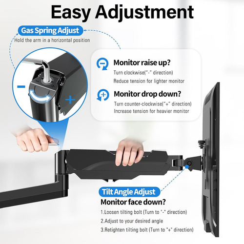 Soporte De Pared Para Monitor Para Pantalla De Computadora D