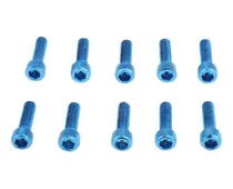 Comprar 2 Tornillo Hexagonal 10pcs Hexagonal De Aluminio Azul M6 X