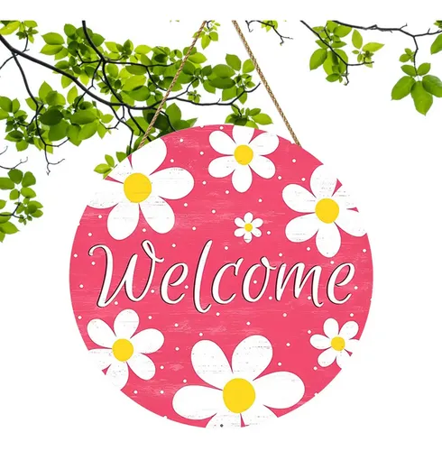 Señal De Bienvenida Para Puerta Señal De Bienvenida Para Pue | Meses Sin Interés