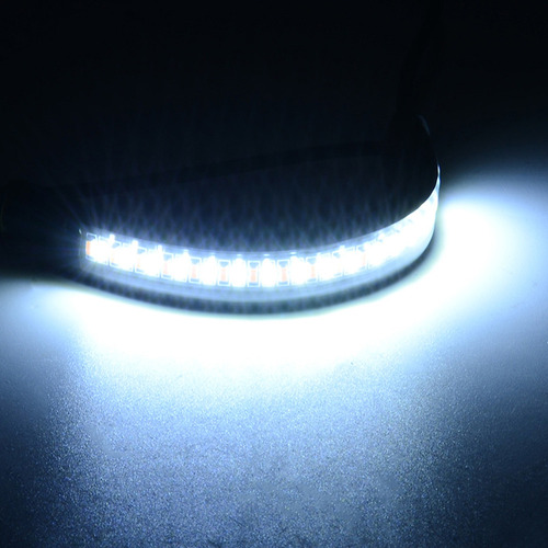 For Tira De Luz Led De Color Ámbar Y Blanco, 2 Unids