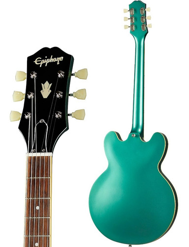 Imagen 4 de 5 de EpiPhone Es-335 Traditional Pro Semi-hollow Inverness Green