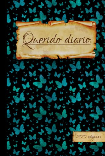 Querido Diario: Libreta Antigua De Tapa Dura Para Escribir T