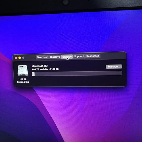 Mac Mini 2014 I5 8 Ram 1 Tb Hdd + 128 Ssd Monterey A1347 (Reacondicionado)