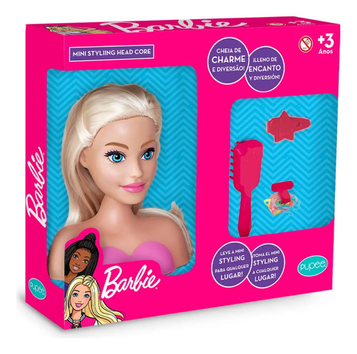 Boneca Barbie Busto Mini Styling Head Core Brinquedo Menina
