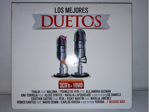 Los Mejores Duetos Cds+dvd Colección De 4 Discos Excelentes