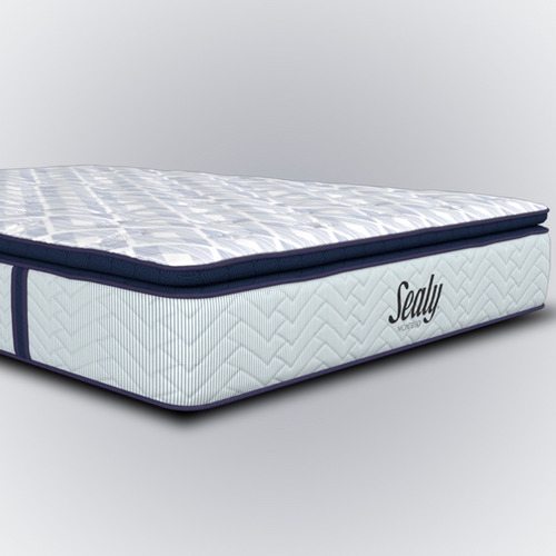 Colchon Montego Matrimonial Sealy Firmeza Milimétrica + Box