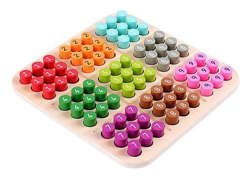 Juego De Mesa De Madera, Rompecabezas De Sudoku Con Número,