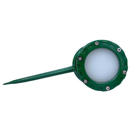 Espeto Led Garden 10w  90º  Bivolt Branco Quente Cp. Verde