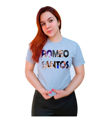 Polera Romeo Santos Fotos 100%algodón Familiar Exclusiva 618