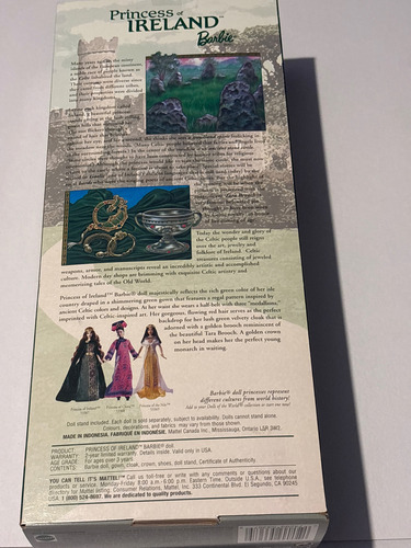 Barbie Collector Edition Princess Of Ireland (Usado)