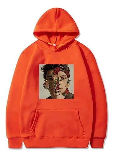 Sudadera Con Capucha Shawn Mendes Otoño Mujer Impresión Hip