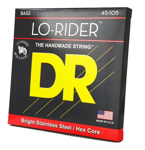 Cuerda para bajo de 4 cuerdas Dr Strings Lo-Rider 45-105