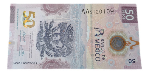 4 Billetes De Ajolote Serie Aa Con Numero Consecutivo