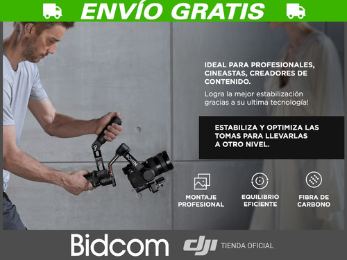 Imagen 3 de 10 de Estabilizador De Cámara Ronin Dji Rs3 Profesional Gimbal