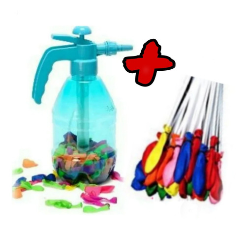 Imagen 2 de 6 de Bombita D Agua 300 + 1 Botella De Recarga + Bombita Racimo